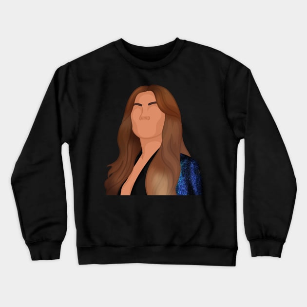 Hayley Kiyoko Crewneck Sweatshirt by icantdrawfaces